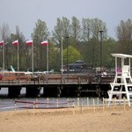Majówka na miejskiej plaży w Olsztynie