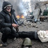 Majdan po ataku Berkutu - czwartek