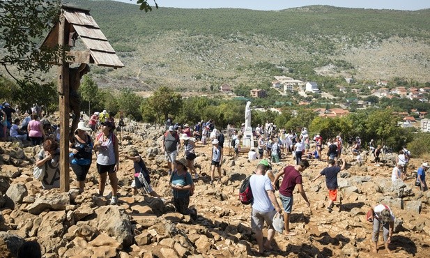 W Medjugorie na tzw. Górze Objawień