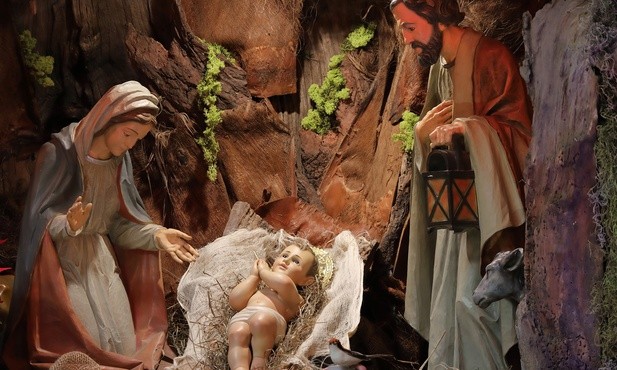 Oprócz pasterzy do Dzieciątka przyszła św. Agnieszka - nietypowy obraz bożonarodzeniowy w Lidzbarku Warmińskim