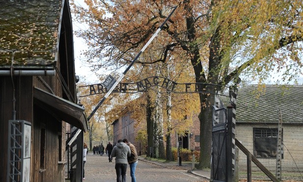 Anglicy skazani za uszkodzenie zabytku w Auschwitz