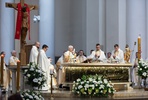 10.05.2025 - Katowice .
Katedra Chrystusa Krola .
10 maja trzech diakonow ks. Mateusz Ochojski , ks. Pawel Dabrowski i ks. Adam Zajac przyjelo swiecenia z rak biskupa Marka Szkudly .