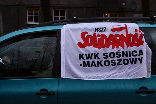 Protestujący sparaliżowali centrum Gliwic