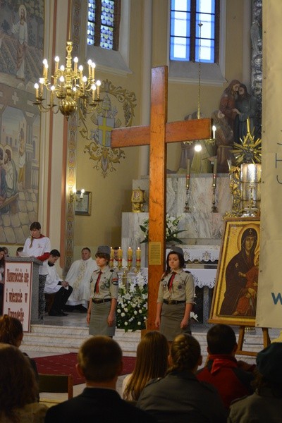 Znaki ŚDM w Nasielsku