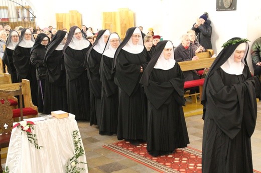 Śluby wieczyste u benedyktynek w Sierpcu