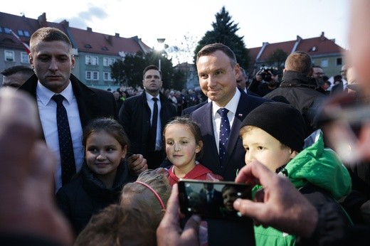 Andrzej Duda w Wodzisławiu Śląskim