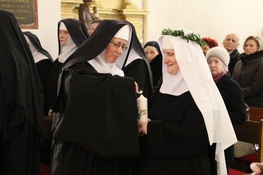 Śluby wieczyste u benedyktynek w Sierpcu