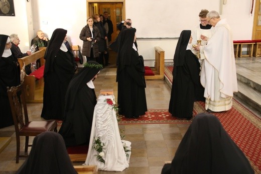 Śluby wieczyste u benedyktynek w Sierpcu