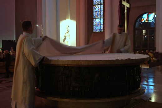 Liturgia Wieczerzy Pańskiej w katedrze