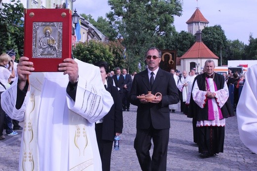 Pułtusk. Procesja do bazyliki