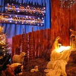 Gąbin. Bożonarodzeniwa szopka w parafii św. Mikołaja