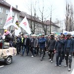 Protestujący sparaliżowali centrum Gliwic