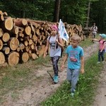 Dziecięca wyprawa do lasu
