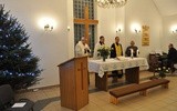 Nabożeństwu ekumenicznemu przewodniczył ks. proboszcz Mateusz Łaciak z Kościoła Ewangelicko-Augsburskiego