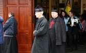 Ceremonia pochówku brata Franciszka Wieczorka