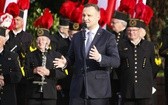 Prezydent Andrzej Duda na Placu Krakowskim