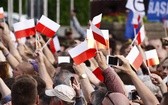 Prezydent Andrzej Duda na Placu Krakowskim