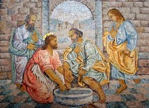 Chrystus umywa uczniom nogi