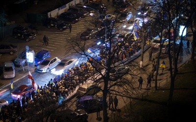 Igrzyskami w demonstrantów na Majdanie