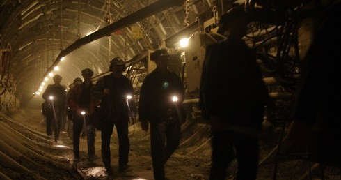 Górniczy protest w Brzeszczach trwa 