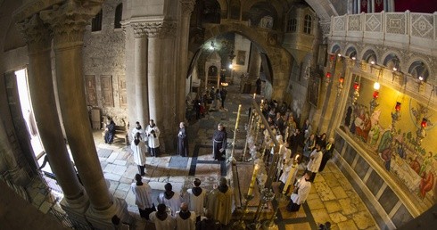 W Bazylice Grobu Pańskiego