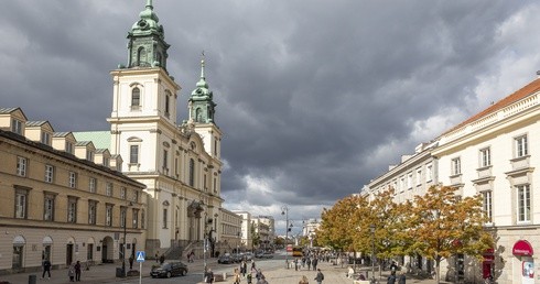 Warszawa, kościół Świętego Krzyża na Krakowskim Przedmieściu