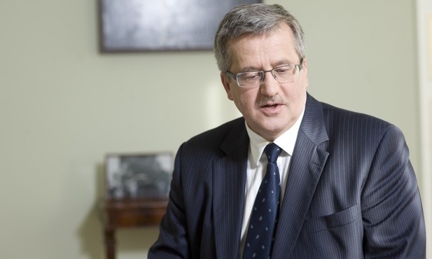 Komorowski dziękuje Kościołowi 