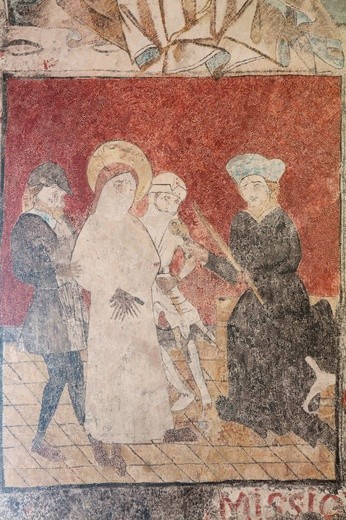Freski w sanktuarium w Lubecku