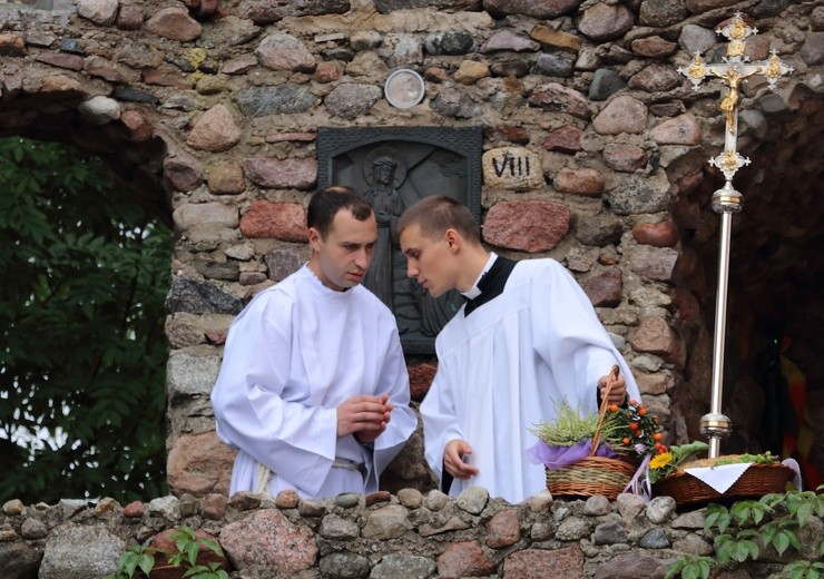 Dożynki diecezjalne w Zielonce Pasłęckiej