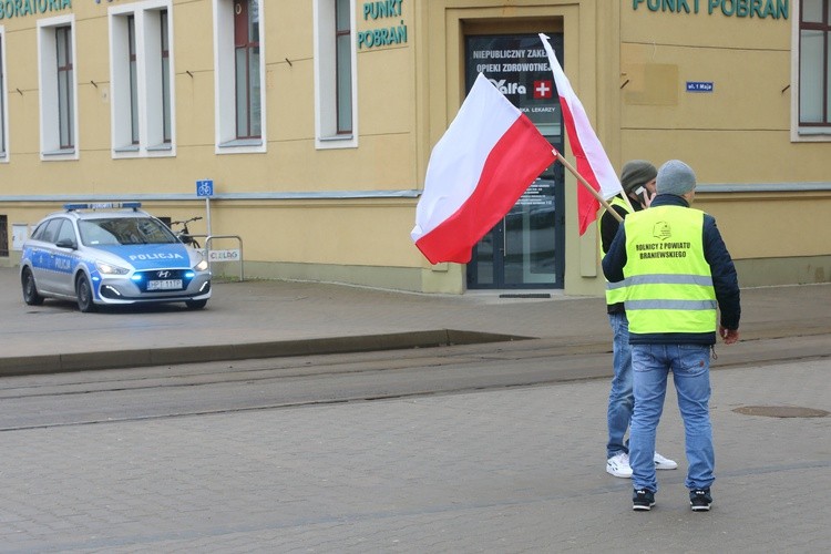 Pikieta rolników w Elblągu