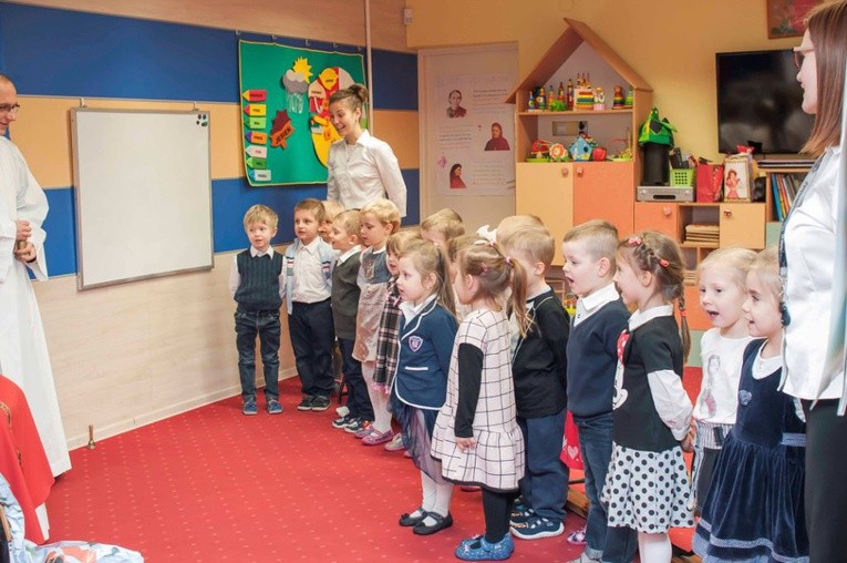 Święty Mikołaj w przedszkolu bł. Franciszki