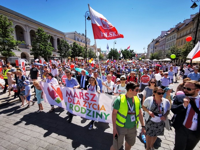 Dziś w Warszawie XVII Narodowy Marsz Życia i Rodziny