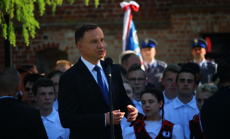 Sztum - spotkanie z prezydentem Andrzejem Dudą 