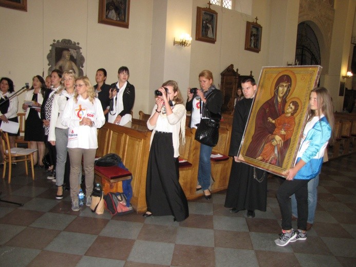 Znaki ŚDM w Przasnyszu