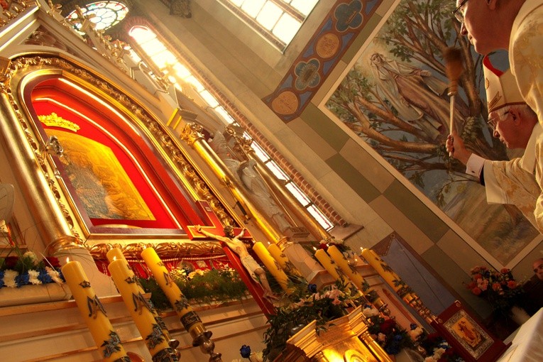 Koronacja obrazu Matki Bożej w Popowie