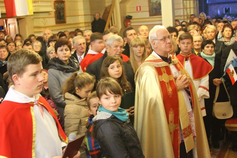 Malużyn. Nawiedzenie w parafii św. Wojciecha