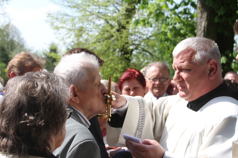 Relikwie bł. ks. Jerzego w Uniecku