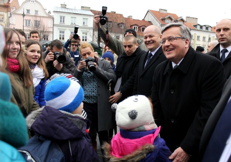 Prezydent Komorowski w Płocku