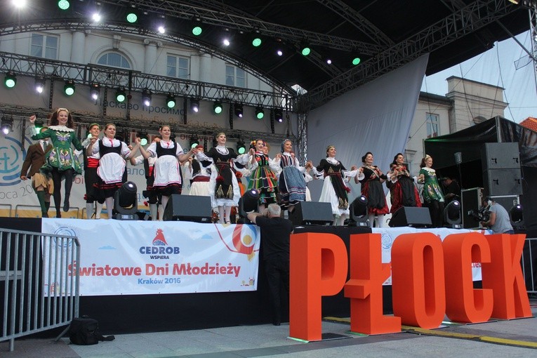 ŚDM w Płocku. Powitanie