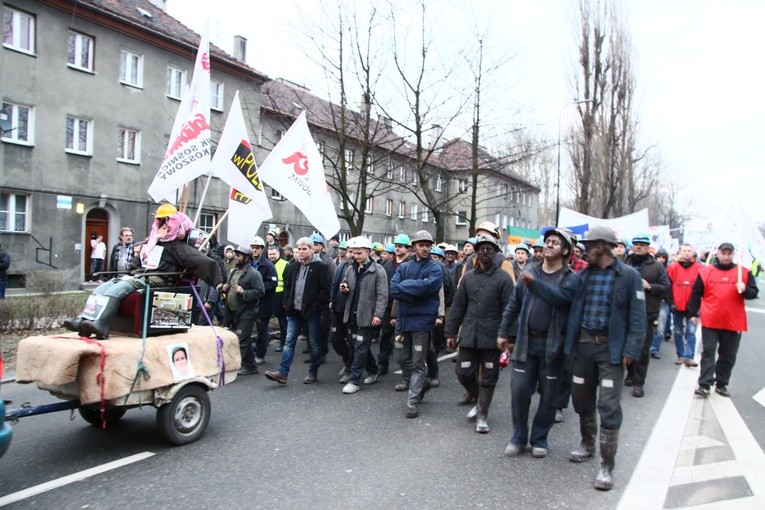 Protestujący sparaliżowali centrum Gliwic