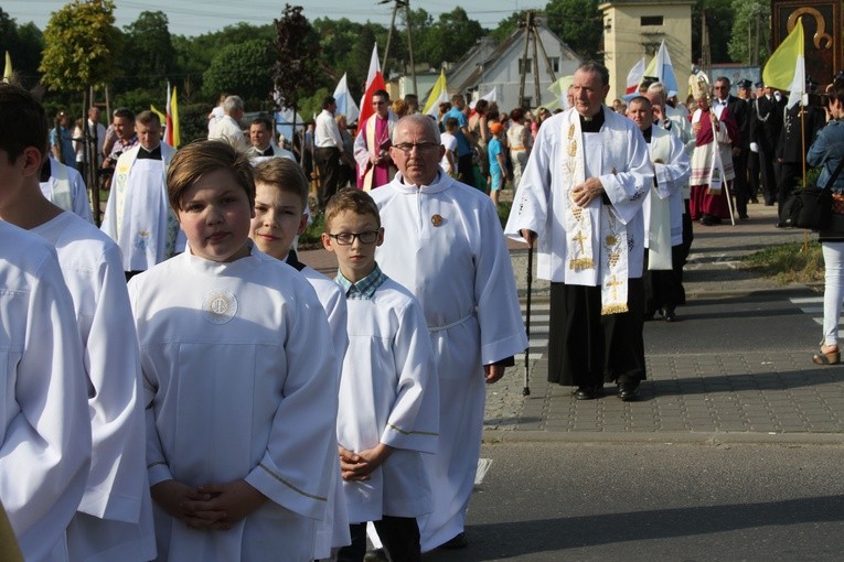 Korzeń - Łąck. Nawiedzenie w parafii św. Walentego