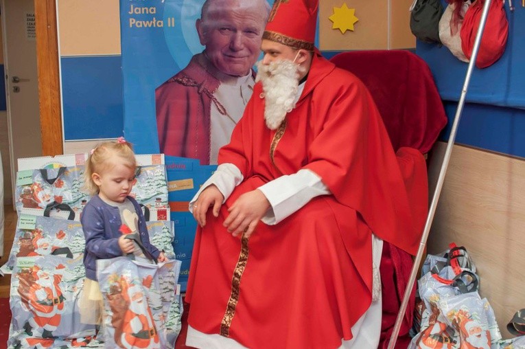 Święty Mikołaj w przedszkolu bł. Franciszki