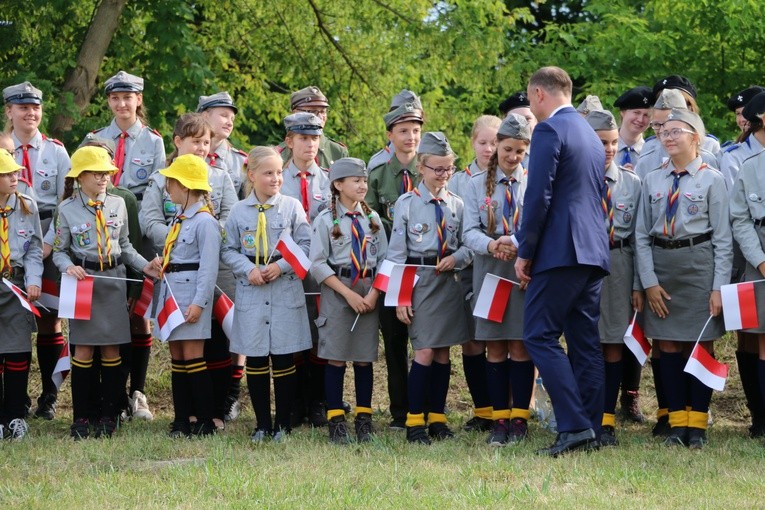 Prezydent RP Andrzej Duda w Makowie Mazowieckim