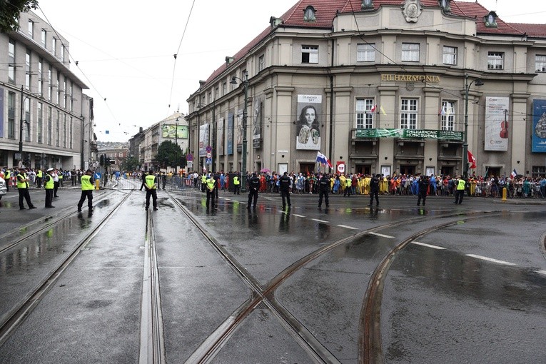 Papież Franciszek w tramwaju