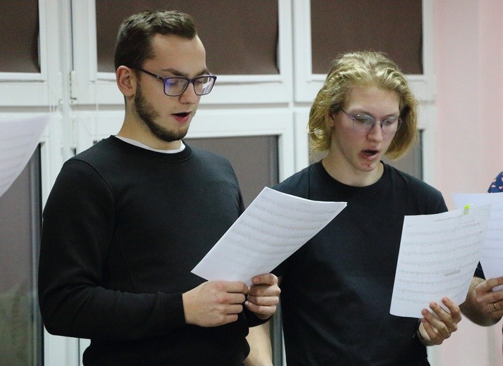 Soli Deo - próba chóru