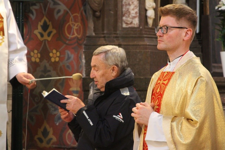 Płock. Pielgrzymka wodniaków z Czerwińska