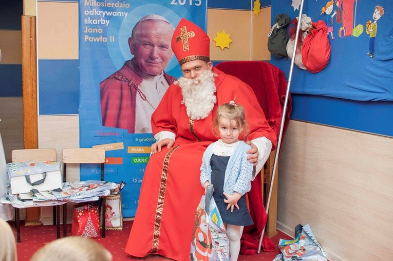 Święty Mikołaj w przedszkolu bł. Franciszki