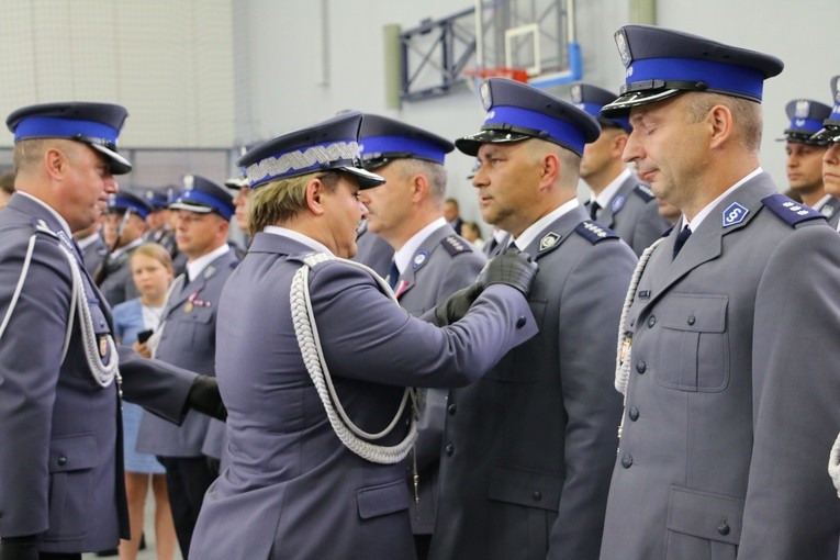 Sztandar dla policji w Przasnyszu