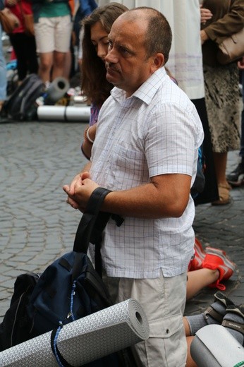 Początek pielgrzymki na Jasną Górę