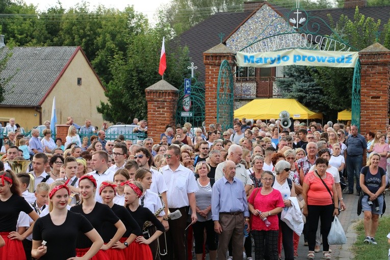 Pielgrzymi w Skępem